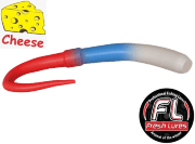 Силиконовая приманка FRESH LURES FlipWorm 3.1”/77мм Сыр #450 10шт/уп