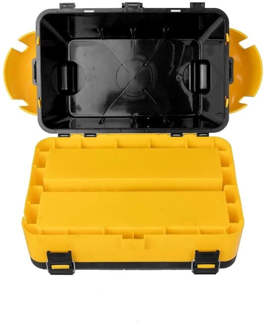 Ящик  Helios FishBox Thermo с термоконтейнером (19л/8,5л) черно-желтый