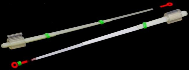 Сторожок лавсан ПРОСТО Классический Конус с кольцом две рессоры 12см 0.7-1.5гр (300мкм)