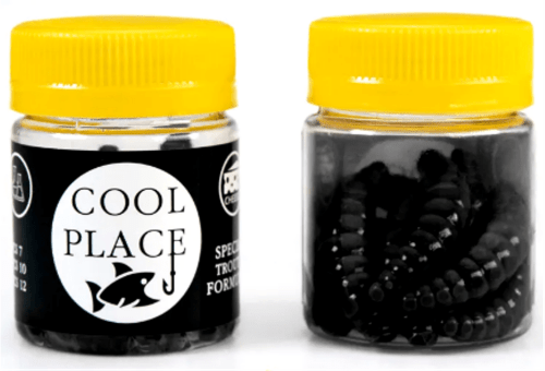 Силиконовая приманка COOL PLACE Maggot 40мм Сыр #10В Черный 10шт/уп Силиконовая приманка COOL PLACE Maggot 40мм Сыр #10В Черный 10шт/уп