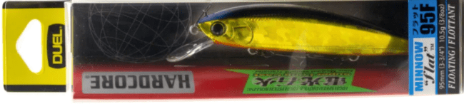 Воблер DUEL Hardcore Minnow Flat 95F 95мм 10.5гр 0.0-0.5м F1126-HGSN