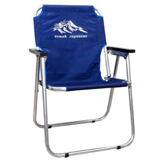 Кресло-шезлонг НОВЫЙ ГОРИЗОНТ алюминиевое цвет синий ША-02