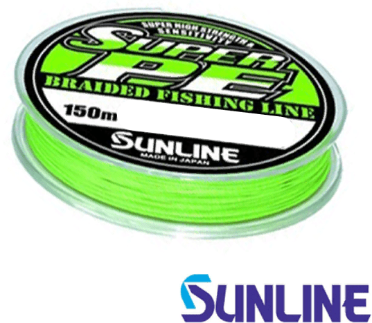 Плетёный шнур SUNLINE Super PE 150м #6.0/0.405мм 30.0кг светло-зеленый