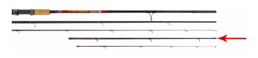 Секция № 2 (фидерная) к удилищу комб. "Волжанка Фидер Матч" 3.9м 500-030113