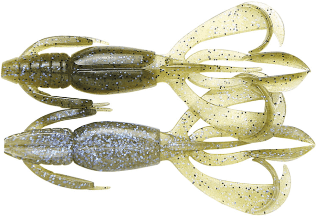 Силиконовая приманка KEITECH Crazy Flapper 4.4" #464 Electric Green Craw 11.2см 6шт/уп