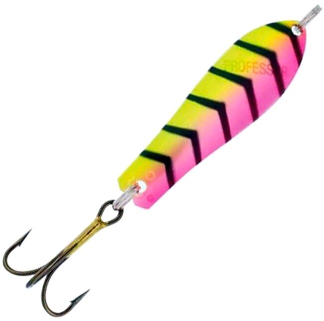 Блесна колеблющаяся KUUSAMO Professor 4, 50/6 BL/Fye/Li-S