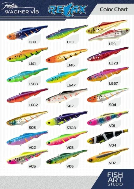 Воблер FA Relax Wagner Vib 100 S04 100мм., 37г.