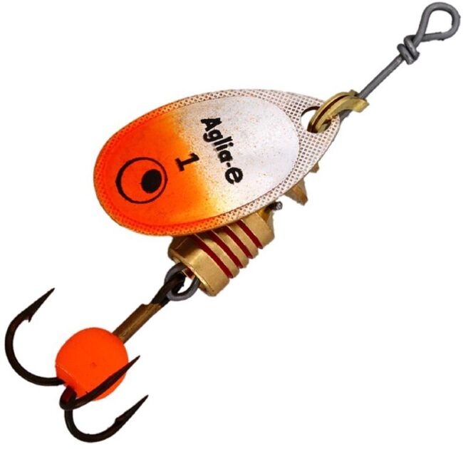 Блесна вращающаяся MEPPS Aglia E Orange (оранж) №1 3,5гр
