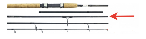 Секция № 3 к спиннингу "Волжанка Вояж" тест 20-80гр 2.4/2.7м 083-0237