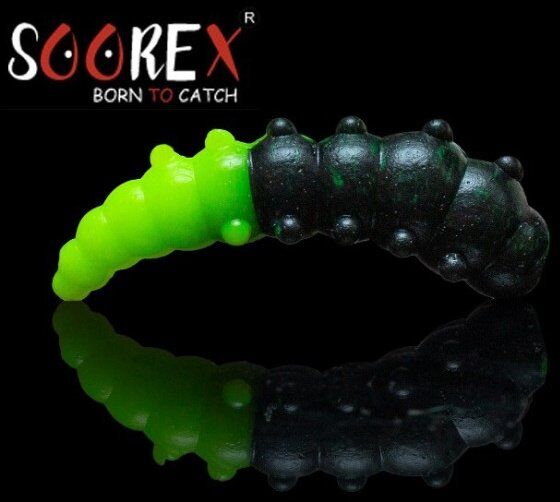 Силиконовая приманка SOOREX PRO Major 36мм 1.1гр Сыр #310 Чёрный-Шартрез/ Black-Chartreuse 6шт/уп Силиконовая приманка SOOREX PRO Major 36мм 1.1гр Сыр #310 Чёрный-Шартрез/ Black-Chartreuse 6шт/уп