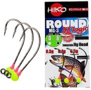 Джиг-головка вольфрам HIKO Round Magic крючок: MG-3 №6, 0.50гр, #Шартрез 3шт/уп Джиг-головка вольфрам HIKO Round Magic крючок: MG-3 №6, 0.50гр, #Шартрез 3шт/уп