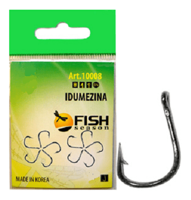 Крючок FISH SEASON Idumezina-Ring №9 колечко черный 10шт/уп 10008-09F Крючок FISH SEASON Idumezina-Ring №9 колечко черный 10шт/уп 10008-09F