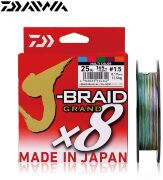 Плетёный шнур DAIWA J-Braid GRAND X8 0.28мм 150м Multicolor