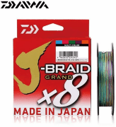 Плетёный шнур DAIWA J-Braid GRAND X8 0.13мм 150м Multicolor Плетёный шнур DAIWA J-Braid GRAND X8 0.13мм 150м Multicolor