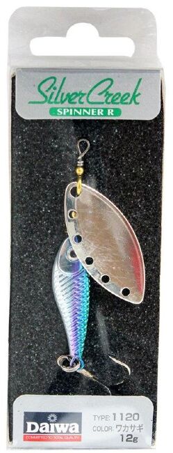 Блесна вращающаяся DAIWA "Silver Creek Spinner-R" 1120 Wakasagi (10000001)