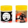 Силиконовая приманка COOL PLACE Maggot 1.6" Сыр #черный/белый/красный 10шт/уп