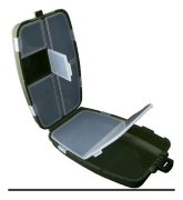 Коробочка ТРИ КИТА СЧ-5 с изолоном для блесен и мормышек 7 отделений 145*87*46мм