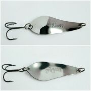 Блесна колеблющаяся РУССКАЯ ПРИМАНКА Атом 7см 10гр #серебро глянец Блесна колеблющаяся РУССКАЯ ПРИМАНКА Атом 7см 10гр #серебро глянец