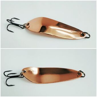 Блесна "Русская приманка" МАНДО 6,5 см /9 гр. Медь /глянец