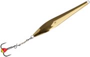 Блесна вертикальная зимняя Lucky John DOUBLE BLADE с цепочкой и тройником 60мм GC блистер Блесна вертикальная зимняя Lucky John DOUBLE BLADE с цепочкой и тройником 60мм GC блистер