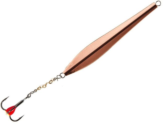 Блесна вертикальная зимняя Lucky John DOUBLE BLADE с цепочкой и тройником 60мм GC блистер Блесна вертикальная зимняя Lucky John DOUBLE BLADE с цепочкой и тройником 60мм GC блистер