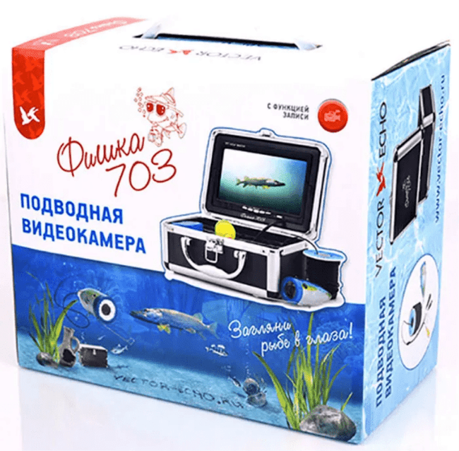 Подводная камера ФИШКА-703 с записью кабель 15м Подводная камера ФИШКА-703 с записью кабель 15м
