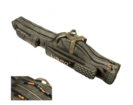 Чехол для удилищ LIBAO 135см 2отд под уд-ще с катушкой + 2 кармана