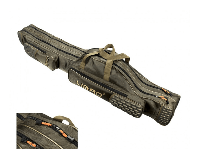 Чехол для удилищ LIBAO 135см 2отд под уд-ще с катушкой + 2 кармана Чехол для удилищ LIBAO 135см 2отд под уд-ще с катушкой + 2 кармана