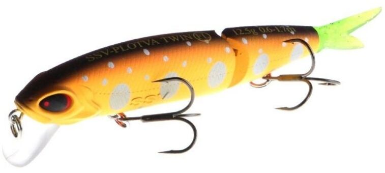 Воблер SSV Plotva Twin SP 113мм 13.5гр 0.6-1.7м #DD-37 Воблер SSV Plotva Twin SP 113мм 13.5гр 0.6-1.7м #DD-37
