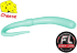 Силиконовая приманка FRESH LURES FlipWorm 3.1”/77мм Сыр #500 glow 10шт/уп