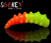 Силиконовая приманка SOOREX PRO Major 36мм 1.1гр Сыр #311 Шартрез-Оранжевый/ Chartreuse-Orange 6шт/уп