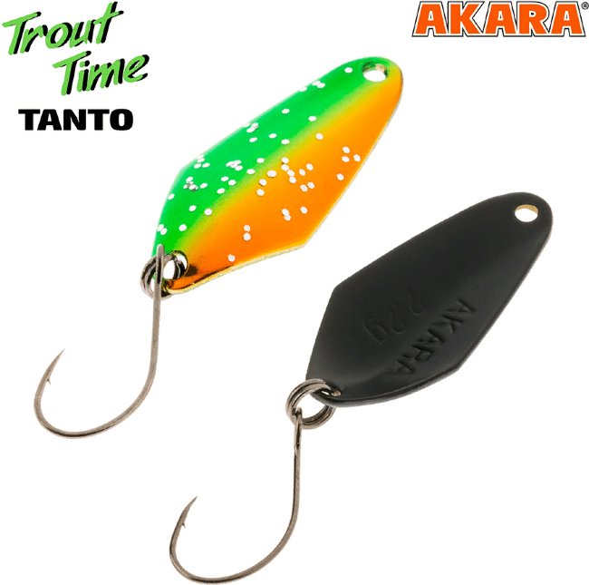 Блесна колеблющаяся AKARA Trout Time Tanto 30мм 2.2гр #36 Блесна колеблющаяся AKARA Trout Time Tanto 30мм 2.2гр #36