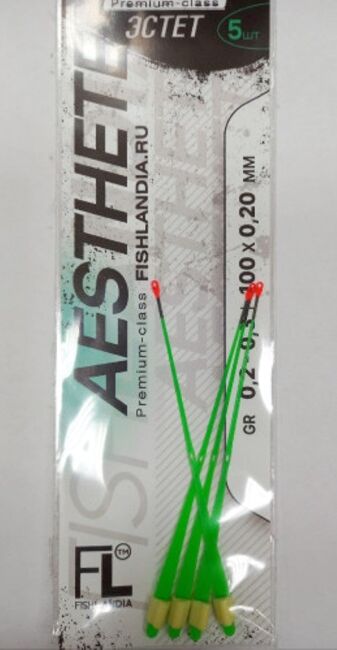 Сторожок лавсан FISHLANDIA ЭСТЕТ Лайм 100 мм 0.2 - 0.3 гр Сторожок лавсан FISHLANDIA ЭСТЕТ Лайм 100 мм 0.2 - 0.3 гр