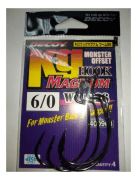 Крючок офсетный DECOY Worm26 Kg Hook Magnum #6/0 черный кован 4шт/уп (400968) Крючок офсетный DECOY Worm26 Kg Hook Magnum #6/0 черный кован 4шт/уп (400968)