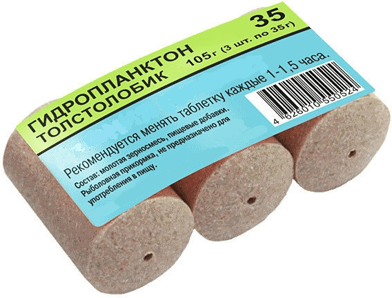 Гидропланктон ТОЛСТОЛОБИК 105гр (3шт*35гр/уп) Чеснок Гидропланктон ТОЛСТОЛОБИК 105гр (3шт*35гр/уп) Чеснок