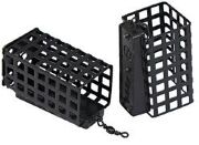 Кормушка ЛИМАН Feeder Квадратная литая метал краш смещ.центр съемное дно 50гр