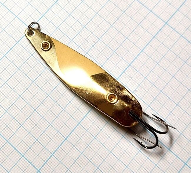 Блесна колеблющаяся Нижегородская блесна Удачная 14гр # золото (незацепляйка) Блесна колеблющаяся Нижегородская блесна Удачная 14гр # золото (незацепляйка)