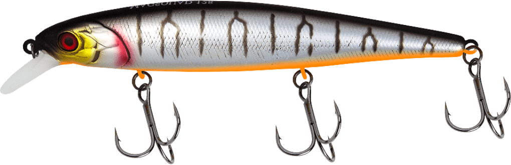 Воблер JACKALL MagSquad 115SP 115мм 16гр 1.0-1.5м UV Mat Silver Tiger Воблер JACKALL MagSquad 115SP 115мм 16гр 1.0-1.5м UV Mat Silver Tiger