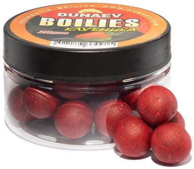 Бойлы DUNAEV Вареные 20мм Клубника Бойлы DUNAEV Вареные 20мм Клубника