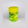 Силиконовая приманка COOL PLACE Maggot 1.6" Сыр #yellow/chartreuse 10шт/уп