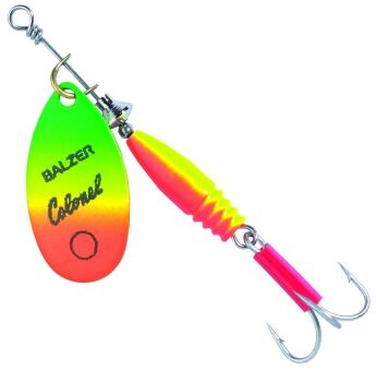 Блесна вращающаяся BALZER Colonel Fluo Red-Yellow 5гр, 13062 005 Блесна вращающаяся BALZER Colonel Fluo Red-Yellow 5гр, 13062 005