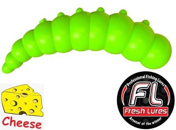 Силиконовая приманка FRESH LURES Junior 1.2”/30мм Сыр #101 14шт/уп