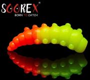 Силиконовая приманка SOOREX PRO Major 36мм 1.1гр Сыр #312 Лимон-Оранжевый/ Lemon-Orange 6шт/уп