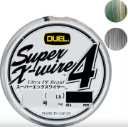 Плетёный шнур DUEL PE X-Wire 4 150м #1.0/0.171мм 8.0кг Silver H3408-S Плетёный шнур DUEL PE X-Wire 4 150м #1.0/0.171мм 8.0кг Silver H3408-S