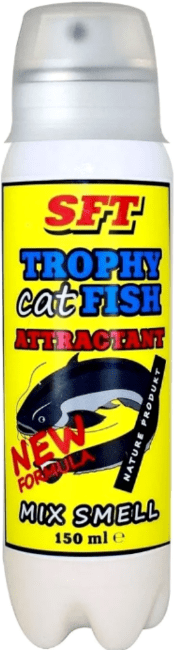 Спрей аттрактант SFT Trophy Catfish Mix Smell (Сом) 150мл Спрей аттрактант SFT Trophy Catfish Mix Smell (Сом) 150мл