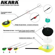 Удочка зимняя AKARA балалайка RBUZ-Y длина 260мм Øкат:50мм