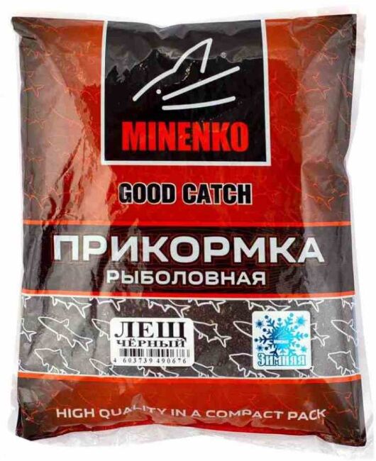Прикормка зимняя MINENKO Good Catch 0.7кг Лещ Черный Прикормка зимняя MINENKO Good Catch 0.7кг Лещ Черный