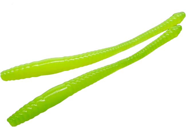 Приманка LIBRA LURES Dying Worm 70 # 006 Hot Yellow 70мм Сыр 15шт/уп