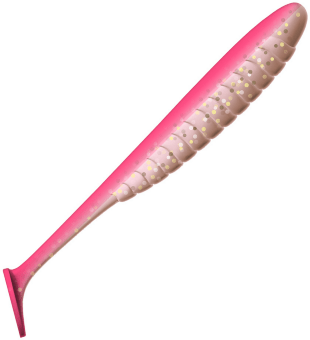 Виброхвост ZUB Bleak 125мм цвет 038 розово-натуральный 5шт/уп