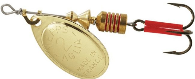 Блесна вращающаяся MEPPS Aglia OR (золото) №2 4,5гр Блесна вращающаяся MEPPS Aglia OR (золото) №2 4,5гр